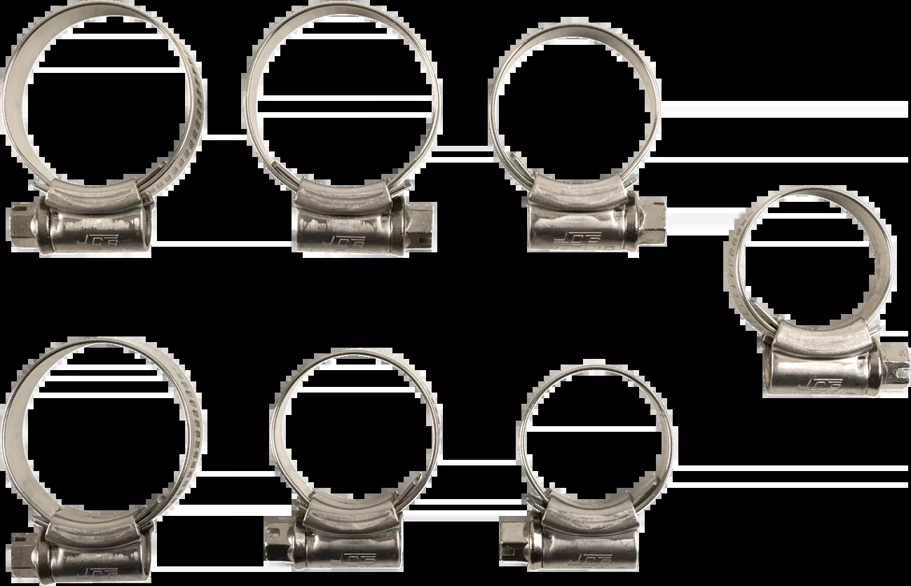 Moose Offroad Radiator Hose Clamp Kit – Yamaha-CK YAM-86