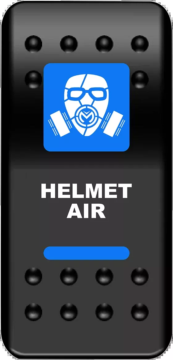 Moose Offroad Rocker Switch – Helmet Air – Blue-HMT-PWR