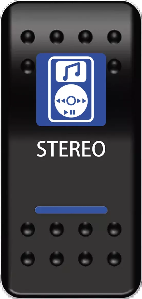 Moose Offroad Rocker Switch – Stereo-STR-PWR