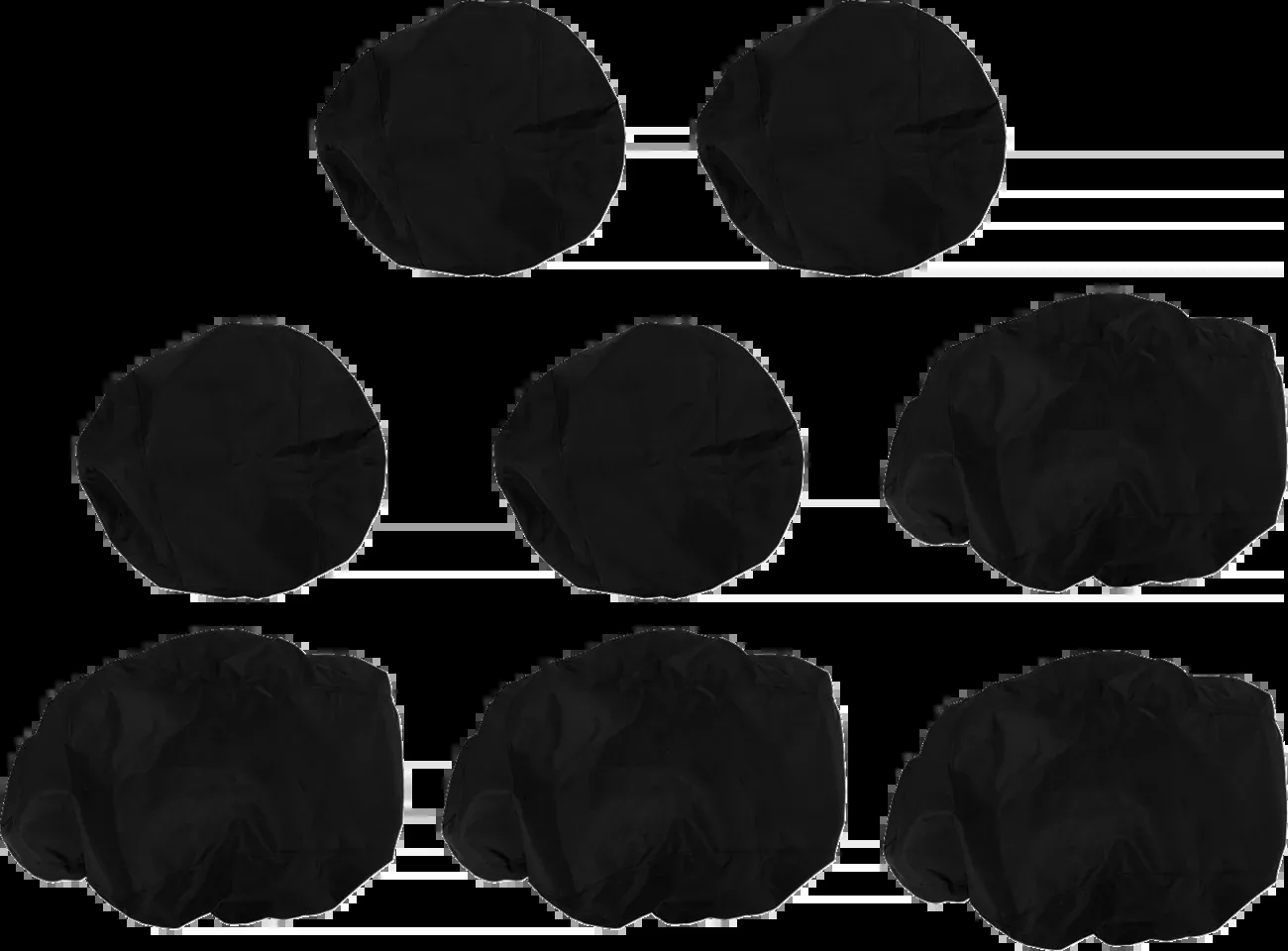 Moose Offroad Seat Cover – Black – Wolverine X4-YWX4BS-11