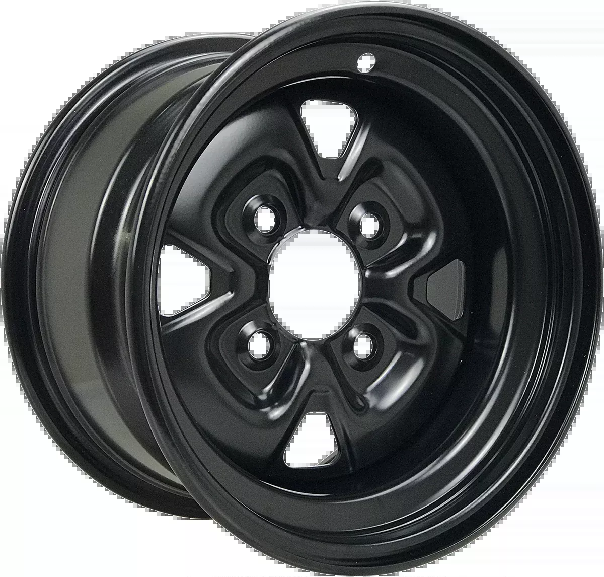Moose Offroad Steel Wheel – Black – 12×7 – 4/156 – 4+3-MO12070103
