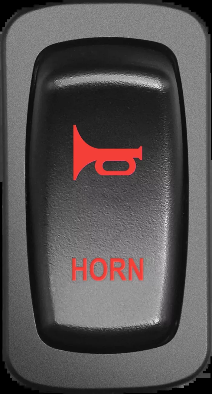 Moose Offroad Switch - Horn - Red-HRN-CAR-R