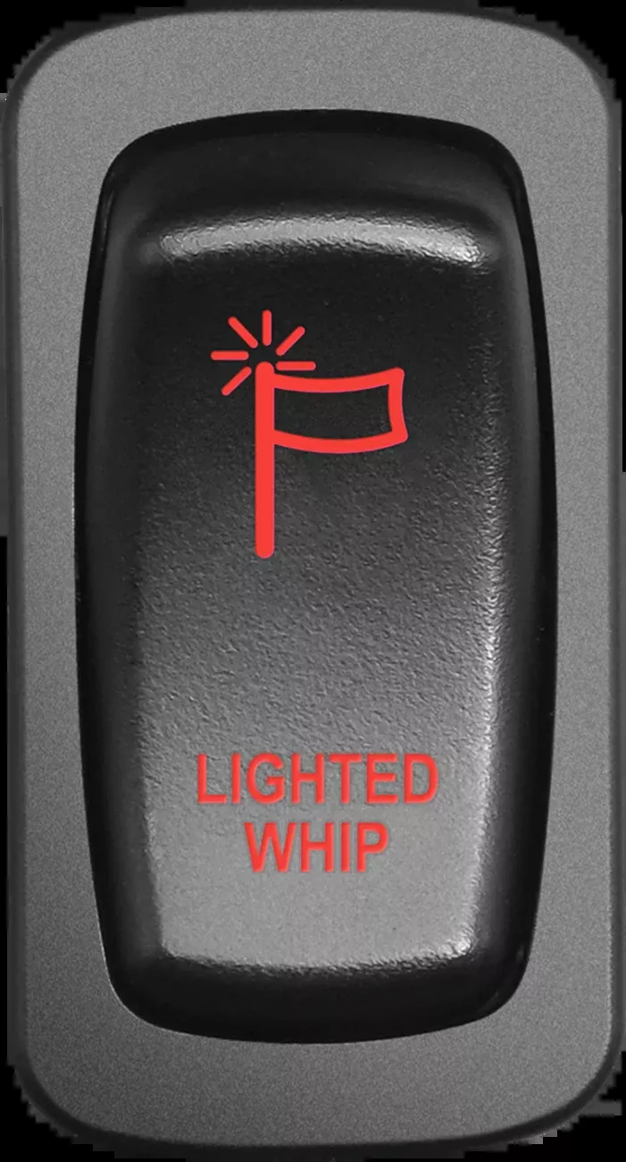 Moose Offroad Switch – Whip Light – Red-WHP-CAR-R