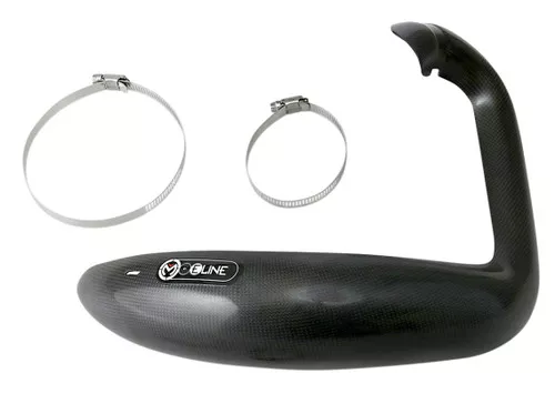 Moose Pipe Guard for Stock 2-Stroke Pipe Carbon Fiber (1861-1265)