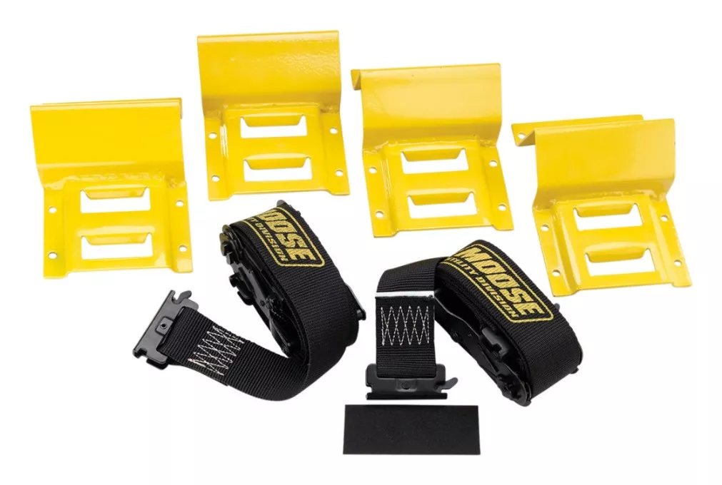 Moose Racing Wheel Chock and Tie-Down Strap Kit