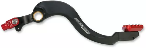 Moose Rear Brake Pedal - Black/Red Tip (1610-0338)
