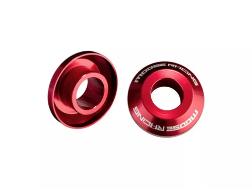 Moose Red Aluminum Rear Wheel Spacer Set (0222-0534)