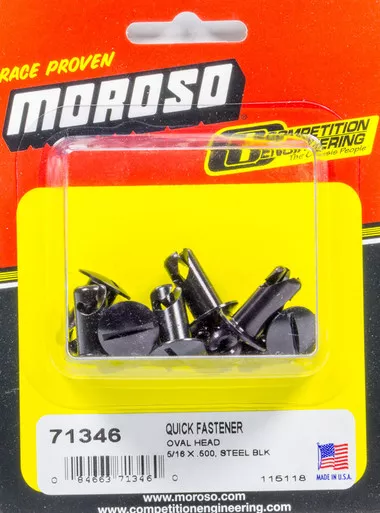 Moroso Oval Head Quick Fastener 5/16 x .500 71346