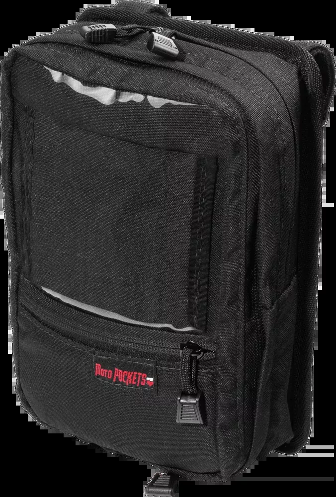 Moto Pockets Utility Bar BAG Black 7.5X10.5X3 - 40003BLK