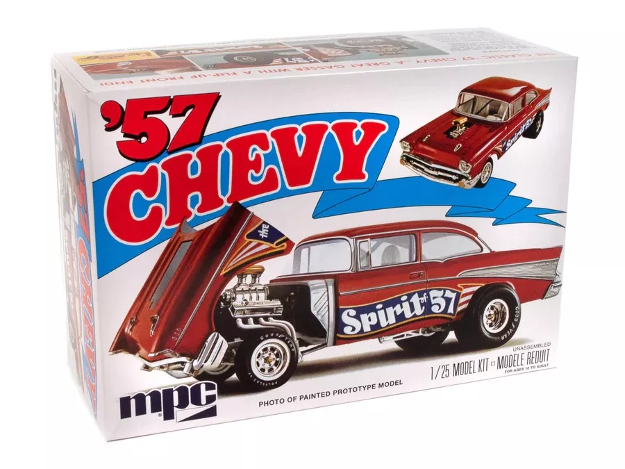MPC 1957 Chevy Bel Air "Spirit of 57"1:25 Scale Model Kit
