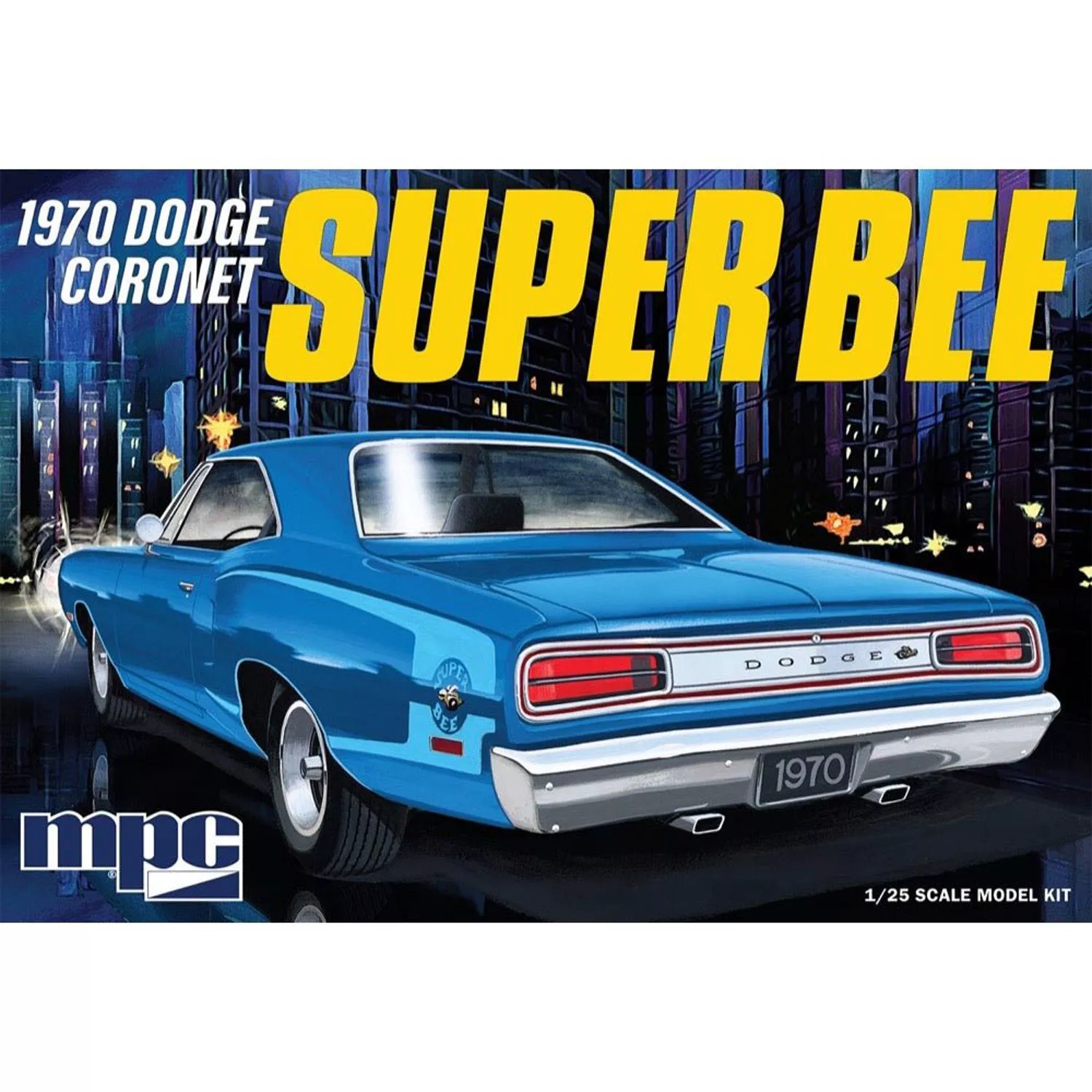 MPC 1970 Dodge Coronet Super Bee 1:25 Scale Model Kit
