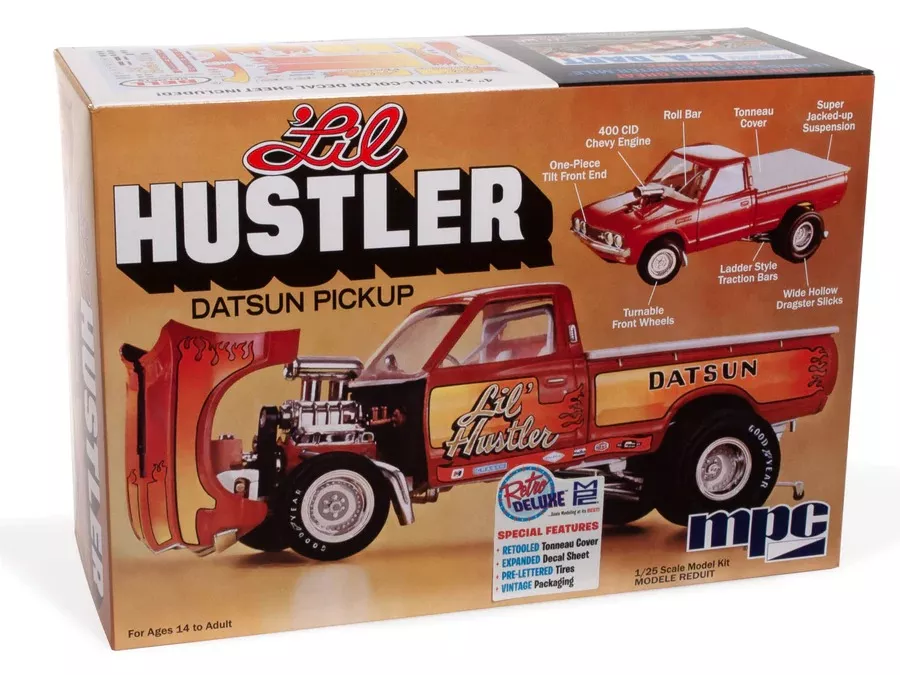MPC 1975 Datsun Pickup "Li'l Hustler"1:25 Scale Model Kit