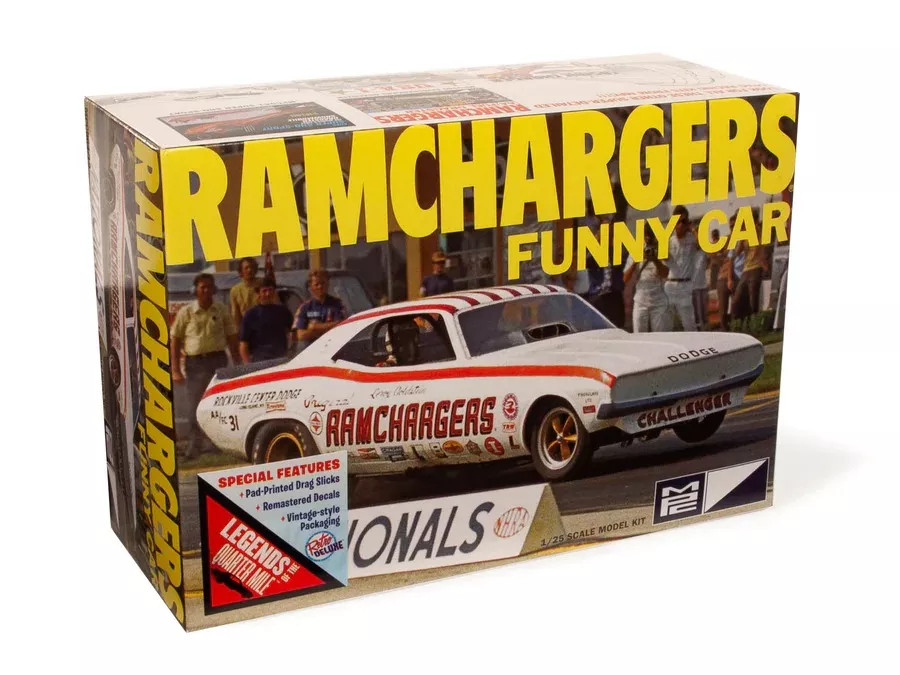 MPC Dodge Challenger "Ramchargers" Funny Car1:25 Scale Model Kit