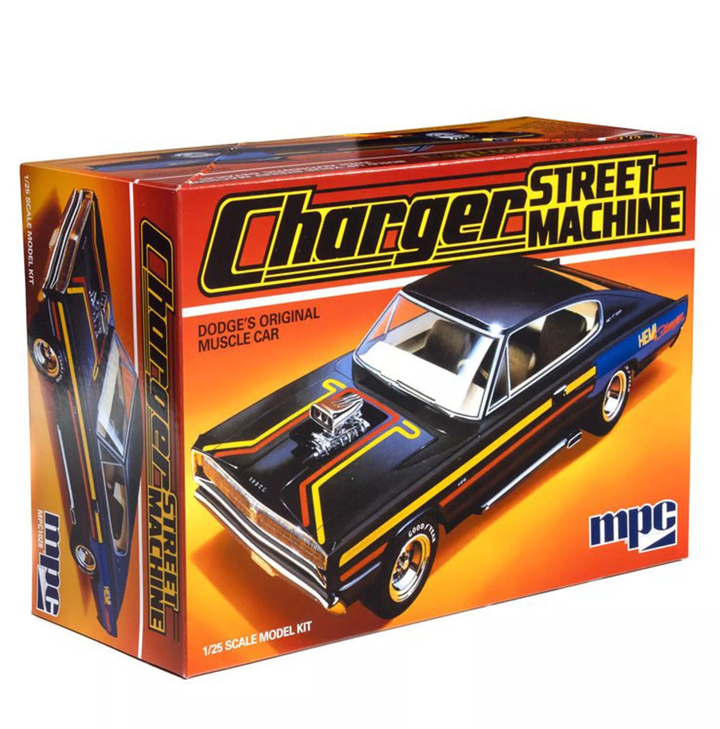 MPC Dodge Charger Street Machine 1:25 Scale Model Kit