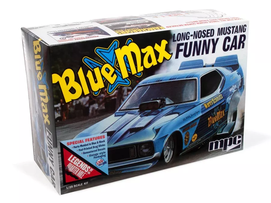 MPC Mustang Funny Car "Blue Max"1:25 Scale Model Kit