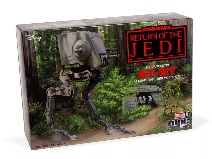 MPC Star Wars: "AT-ST Walker"Star Wars: Return of the Jedi (1:100 Scale SNAP Model Kit)