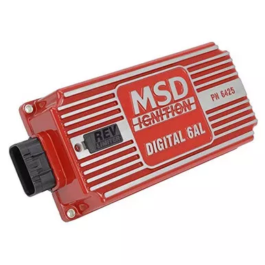 MSD 6425 Digital 6AL Ignition Control with Rev Control - Red