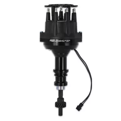 MSD Black Pro-Billet Distributor for Ford 289/302 Engines with Mechanical Advance 85793