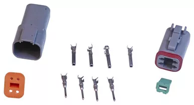 MSD Deutsch 4-Pin Connector 16-18 Gauge 8181