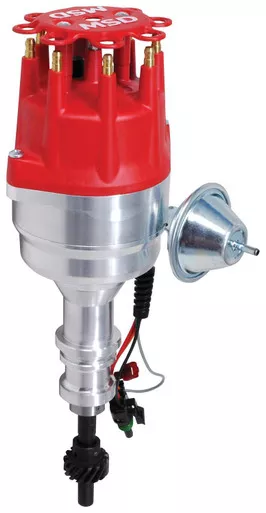 MSD Ford 351W Ready-To-Run Pro-Billet Distributor Red 8354