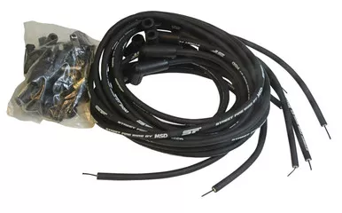 MSD Street Fire Spark Plug Wire Set 8mm Black 90 Degree Boots Universal V8 5552