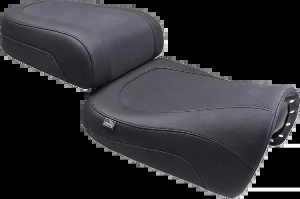 Mustang Adventure Touring Seat - Vinyl - Black - Pan America '21-'25