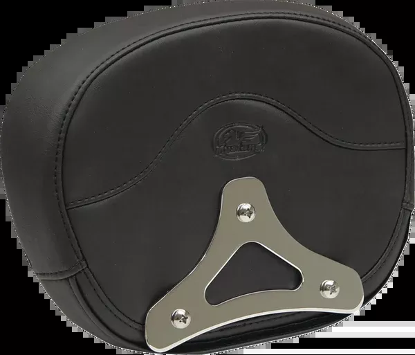 Mustang Deluxe Sissy Bar Pad - Black Stitch - FLT/FLH '23-'24