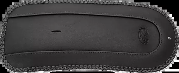 Mustang Fender Bib - Smooth - Black - HD Dyna '91-'05