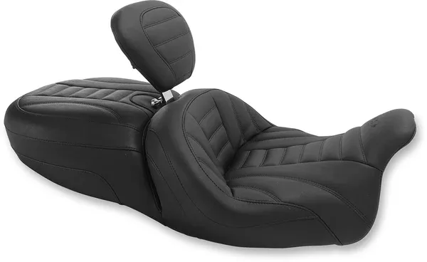 Mustang Freewheeler Vintage Seat – W/ Driver Backrest – FLRT/FLTRT ’15-’25