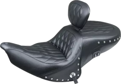Mustang Heated Seat Diamond Driver's Backrest Roadmaster - 79664