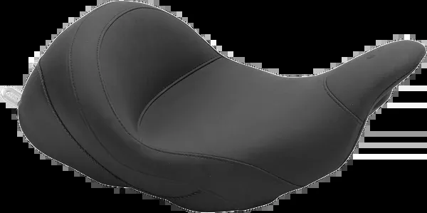 Mustang Lowdown Vintage Seat – No Driver Backrest – Smooth – FL ’08-’25