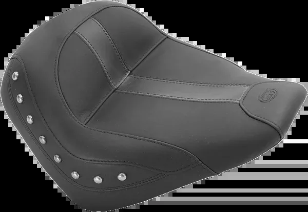 Mustang Solo Seat – Black – Vinyl – Studded – Scout ’15-’24