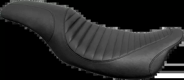 Mustang Tripper™ Fastback Seat – Front Tuck-N-Roll – Black – FL ’08-’25