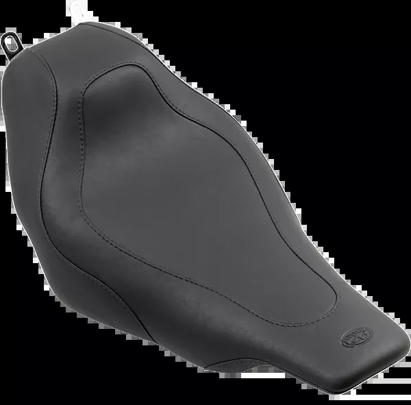 Mustang Tripper™ Solo Seat - Without Backrest - Stitched - Black - FLH/FLT '97-'07