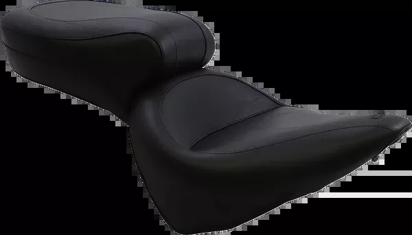 Mustang Vintage Style Seat – Wide – Smooth – Black – FXST/FLST