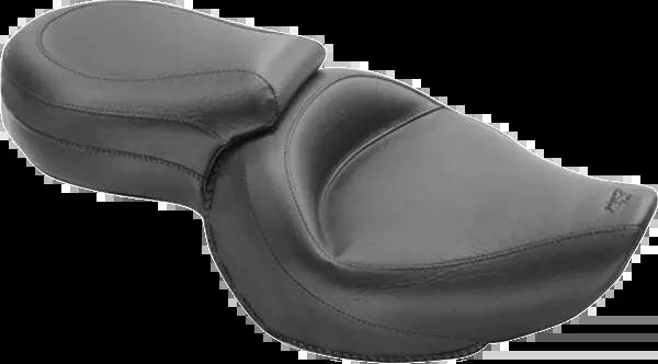 Mustang Vintage Style Seat – Wide – Smooth – Black – XLC