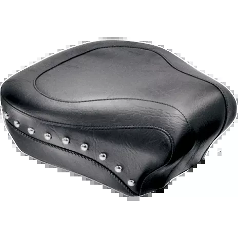Mustang Wide Rear Seat – Studded – Black – Softail ’84-’99