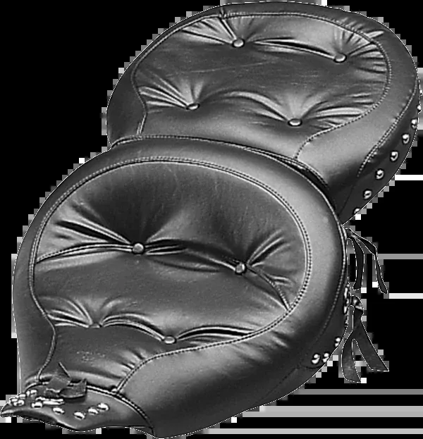 Mustang Wide Studded Touring Seat – FLT ’91-’96