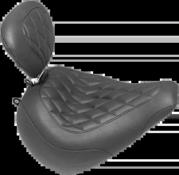 Mustang Wide Tripper™ Seat – With Driver’s Backrest – Diamond Stitch – FXBR/S ’18-’20
