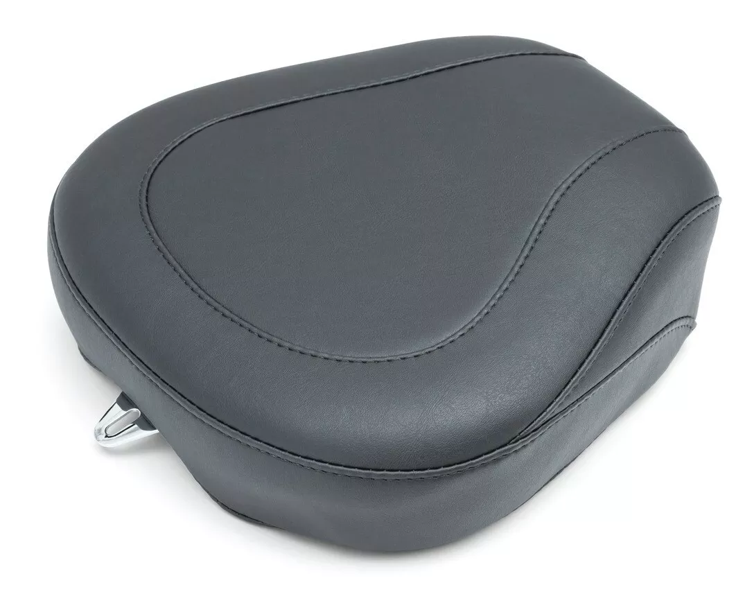 Mustang Wide Tripper Smooth Passenger Seat For Harley Touring 1997-2025