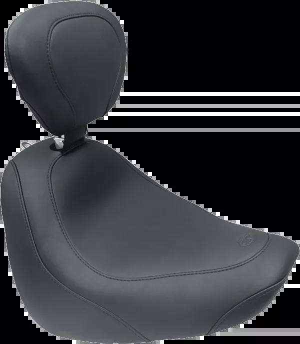 Mustang Wide Tripper™ Solo Seat – With Backrest – Smooth – FXFB/S ’18-’23
