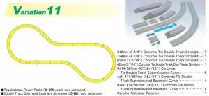 N V11 Double Track SetKato Train HO Scale