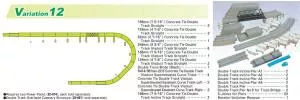 N V12 Double Track Viaduct SetKato Train HO Scale