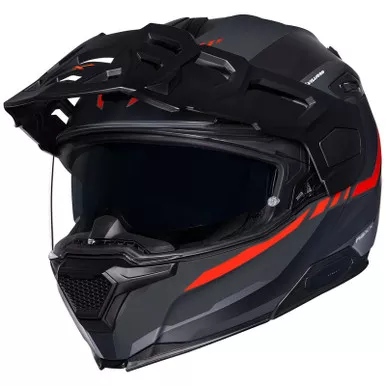 Nexx X-Vilijord Continental Gray Red Helmet