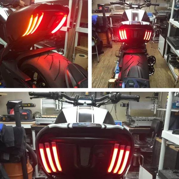 NRC Ducati Diavel Rear Turn Signals (2010 - 2019)