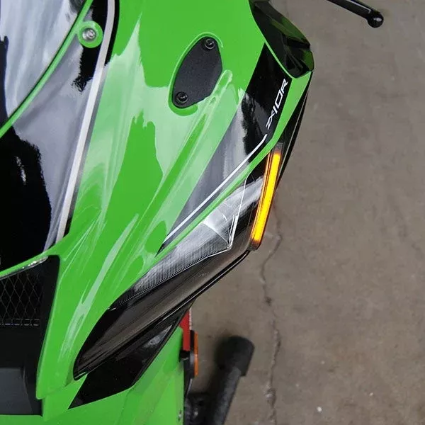 NRC Kawasaki ZX-10R Front LED Turn Signals (2016 - 2020)