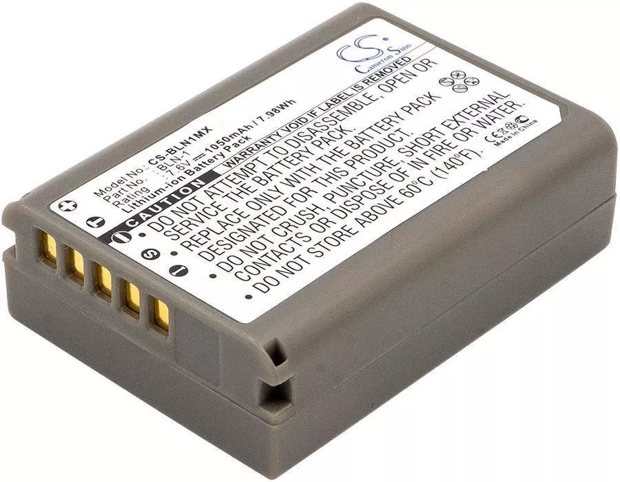 Olympus E-M5 OM-D EM5 E-M1 II EM1 II Camera Replacement Battery