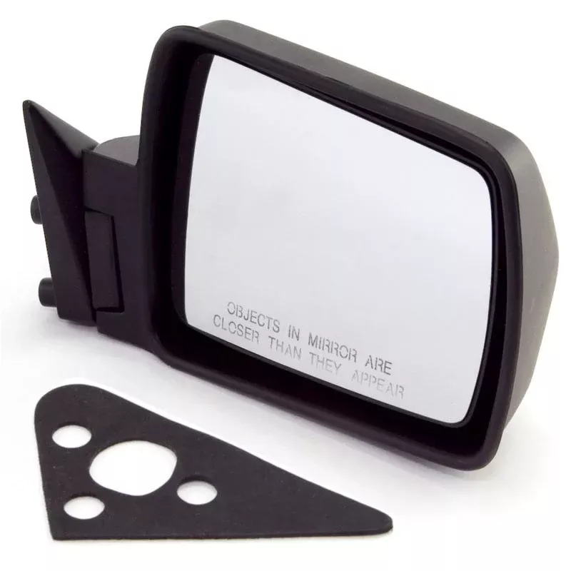 Omix Black Manual Right Side Mirror fits 1984-1996 Jeep Cherokee (XJ)