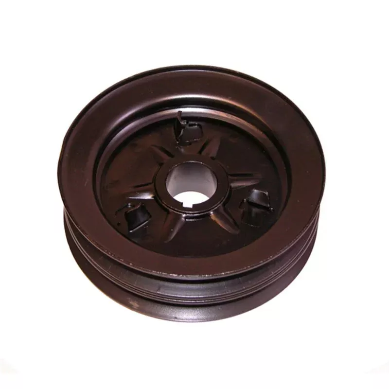 Omix Crankshaft Pulley 17460.01 fits 1946-1971 Jeep CJ3, CJ5, CJ6, Commando, DJ3, DJ5, DJ6, Dispatcher 134Ci