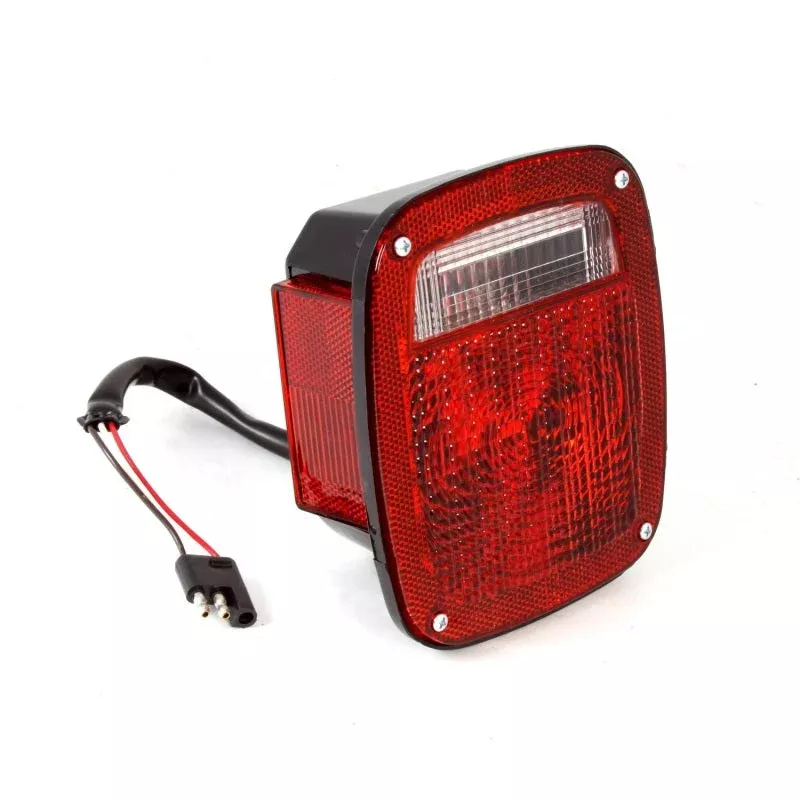 OMIX Left Black Tail Lamp 12403.07 fits 1981-1986 Jeep CJ5, CJ7, Scrambler